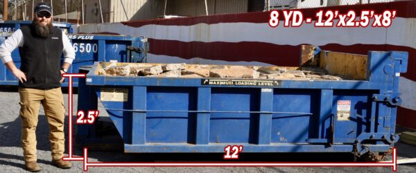 8 Cubic Yard Roll Off Dumpster